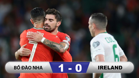  Kết quả Bồ Đào Nha 1-0 Ireland: Ruben Neves cứu Ronaldo khỏi bẽ mặt