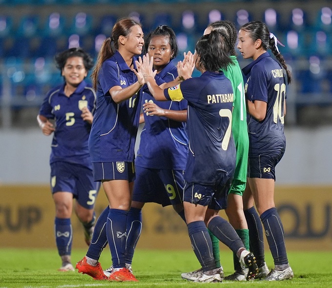 U17 nữ Thái Lan giành chiến thắng đậm đà 