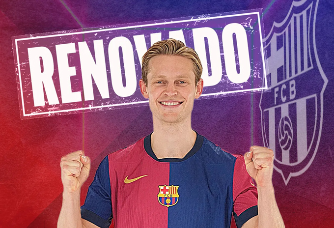 De Jong chuẩn bị ký hợp đồng mới với Barca