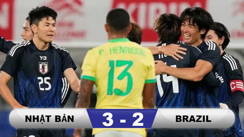  Kết quả Nhật Bản 3-2 Brazil: Ngược dòng ngoạn mục