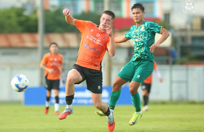 Hình ảnh Lee Williams trong trận giao hữu giữa Công an TP.HCM vs CLB Đồng Nai