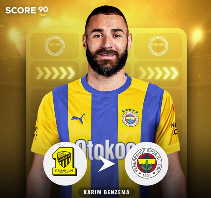 Fenerbahce muốn chiêu mộ Benzema