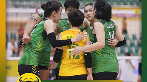  VTV Bình Điền Long An thắng nghẹt thở Ninh Bình, bảo vệ danh hiệu Vô địch bóng chuyền Quốc gia