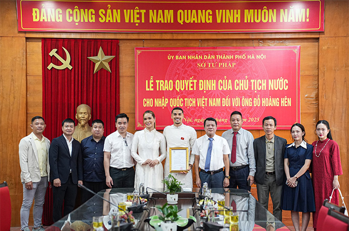 Đỗ Hoàng Hên chính thức có quốc tịch Việt Nam