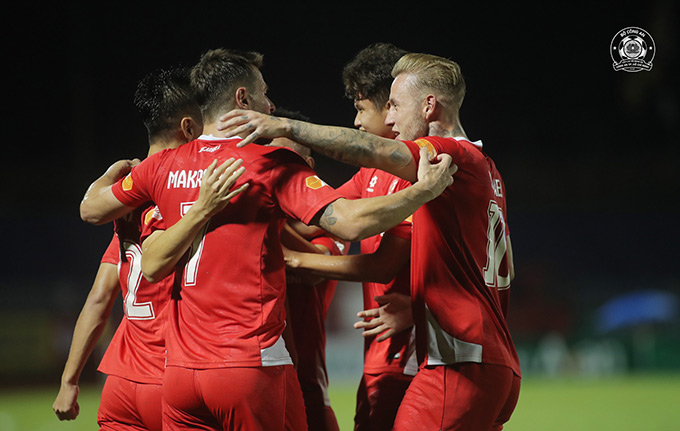 Công an TP.HCM đang có phong độ cao - Ảnh: Công an TP.HCM