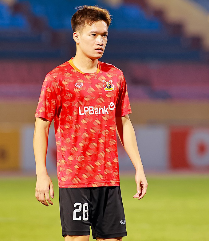 Hoàng Đức đã trở lại tập luyện - Ảnh: Ninh Bình FC