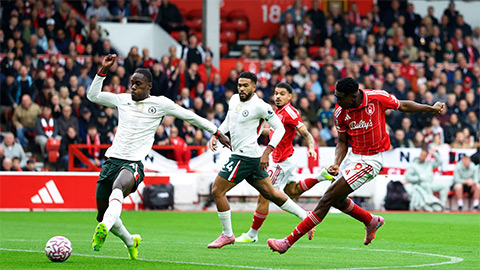  Trực tiếp Nottingham 0-0 Chelsea (Hết hiệp 1)