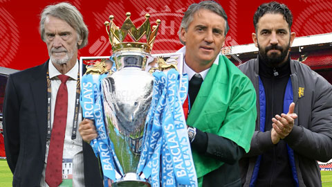 Roberto Mancini tự ứng cử thay Ruben Amorim dẫn dắt MU