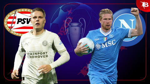  Nhận định bóng đá PSV vs Napoli, 02h00 ngày 22/10: Chia điểm ở vùng đất thấp