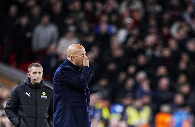 HLV Arne Slot chia sẻ lý do khiến Liverpool thất bại