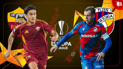  Nhận định bóng đá Roma vs Viktoria Plzen, 02h00 ngày 24/10: Mọi điểm số đều đến tay Roma