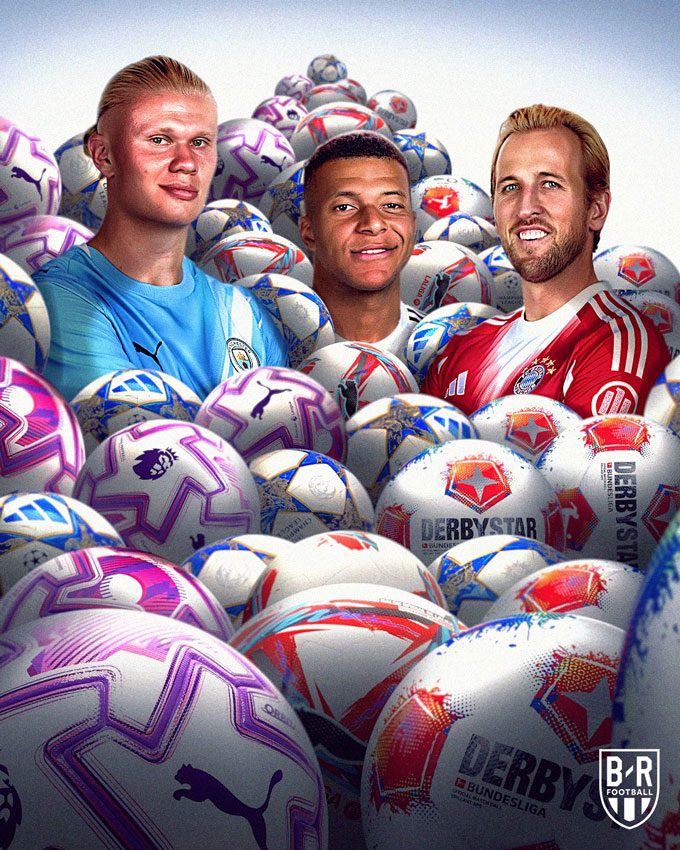 Mbappe đang cùng Haaland và Kane đua tranh giải Chiếc giày vàng châu Âu