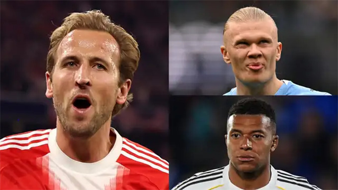 Harry Kane được dự đoán sẽ vượt qua cả Mbappe lẫn Haaland để giành Quả bóng vàng 2026
