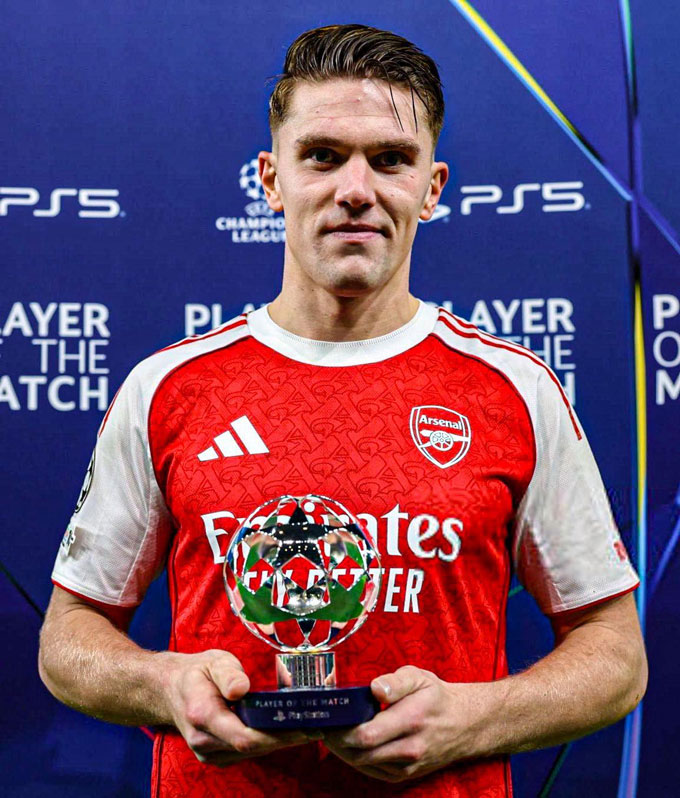 Gyokeres nhận giải cầu thủ hay nhất trận