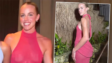  Nữ thần điền kinh Keely Hodgkinson gây sốc với váy xuyên thấu