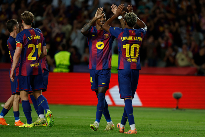 Barca chạy đà bằng chiến thắng 6-1 trước Olympiacos ở Champions League