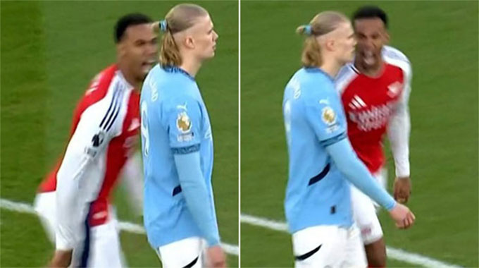 Gabriel hét vào mặt Haaland để trêu tức