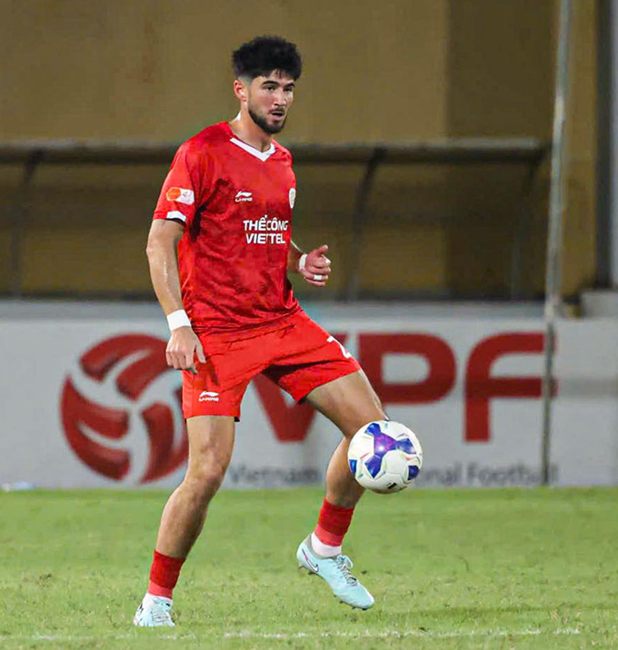 Kyle Colonna đang thăng hoa tại Thể Công Viettel - Ảnh: Thể Công Viettel