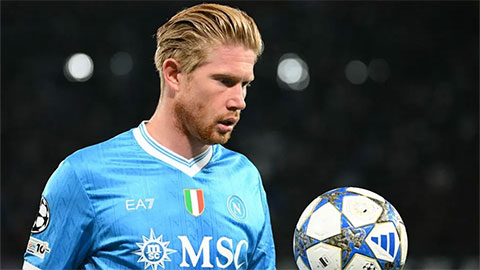  De Bruyne, con dao hai lưỡi của Napoli