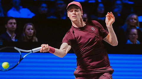  Jannik Sinner thể hiện phong độ hủy diệt, tiến gần danh hiệu thứ tư ATP Tour