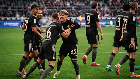  Bayern có trận thắng thứ 13 liên tiếp từ đầu mùa