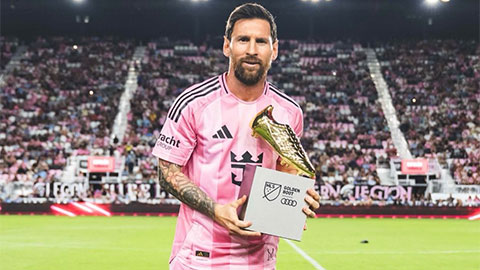  Lionel Messi toả sáng rực rỡ trong ngày nhận danh hiệu danh hiệu Vua phá lưới MLS
