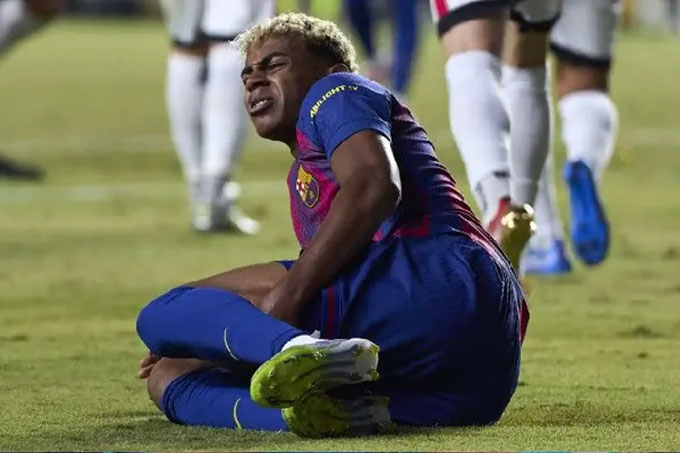 Yamal đã dính khá nhiều chấn thương ở mùa 2025/26