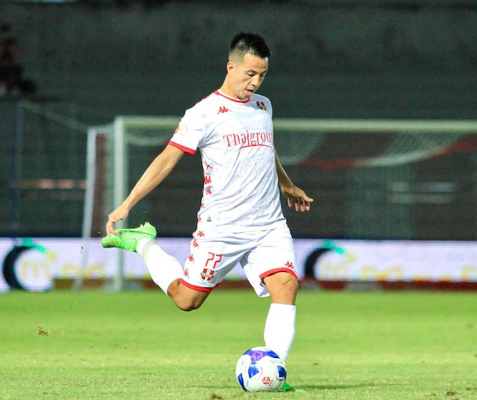 Hữu Sơn trong màu áo CLB Hải Phòng. ảnh: Phan Tùng