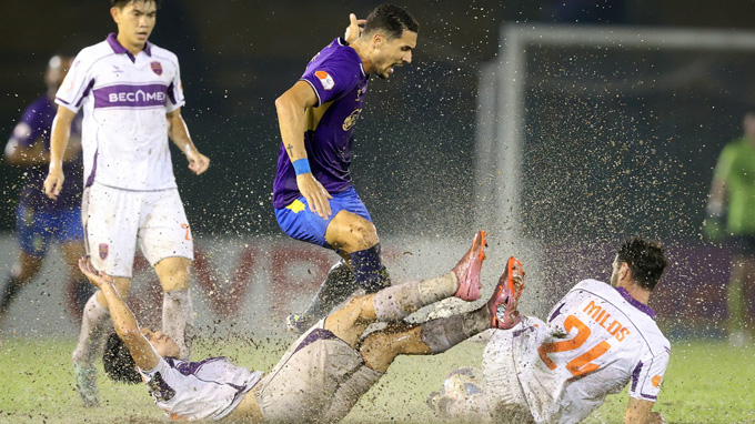 Đỗ Hoàng Hên đã có một trận đấu khá ấn tượng. Ảnh: Quốc An