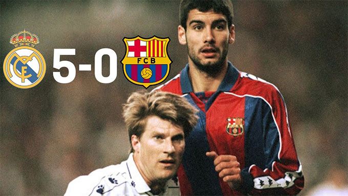 Barca chỉ về đích thứ 4 ở mùa giải họ thua thảm 0-5 dưới tay Real