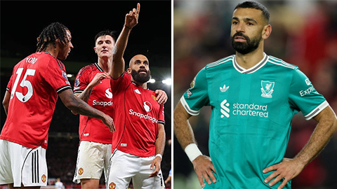  Bảng xếp hạng Ngoại hạng Anh mới nhất: MU đẩy Liverpool khỏi top 4, kém ngôi đầu đúng 3 điểm