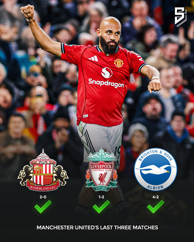 MU đang có mạch 3 trận thắng liên tiếp để vào top 4 Ngoại hạng Anh