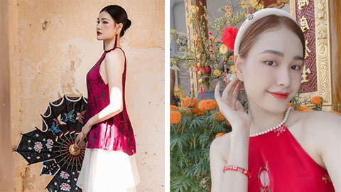  'Hoa khôi bóng chuyền' Kim Thanh đẹp rạng ngời, chiều cao chuẩn người mẫu