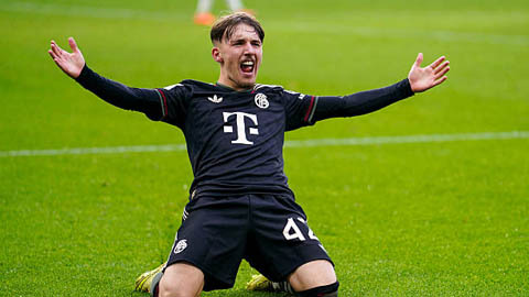  Sao mai sinh năm 2008 của Bayern Munich tỏa sáng rực rỡ