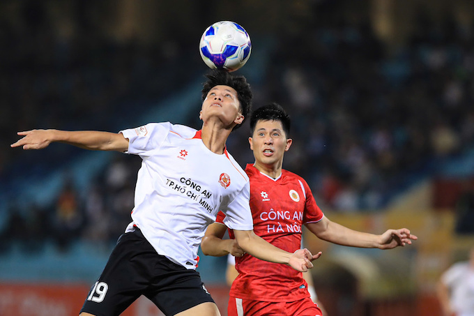 Có nhiều cơ hội, nhưng CATP.HCM không thể ghi bàn. Ảnh: Minh Tuấn