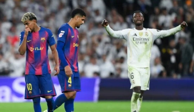 Barca thất bại trước Real