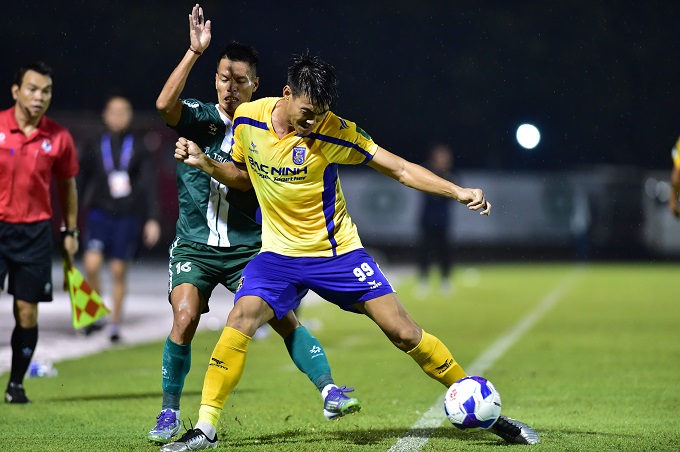 Bắc Ninh đã buộc Đồng Nai chia điểm trên sân nhà. Ảnh: Quốc An