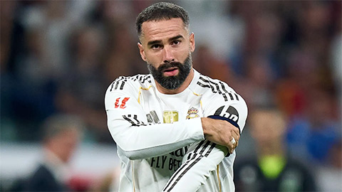  Real Madrid mất Dani Carvajal 3 tháng