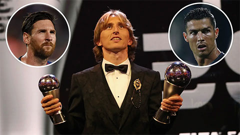  Luka Modric loại Ronaldo và Messi khỏi top 5 cầu thủ vĩ đại nhất lịch sử