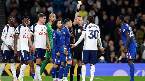  VAR gây tranh cãi ở trận Tottenham vs Chelsea