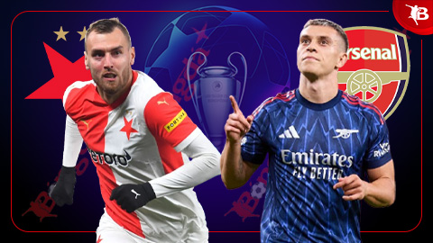  Nhận định bóng đá Slavia Prague vs Arsenal, 00h45 ngày 5/11: Thiên đường thứ 10 cho Pháo thủ