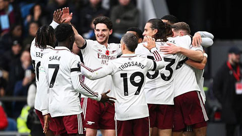  Arsenal lập kỷ lục chưa từng có trong lịch sử Premier League sau chiến thắng trước Burnley
