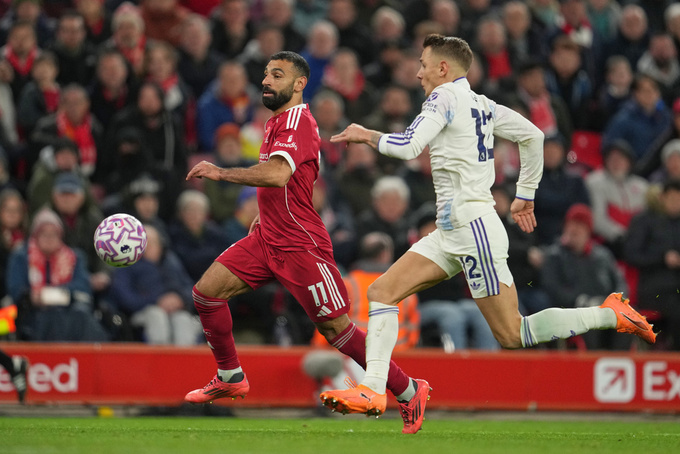 Việc Mohamed Salah tìm lại duyên ghi bàn là tin vui đối với HLV Arne Slot