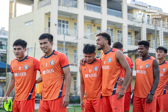 SHB Đà Nẵng chuẩn bị có trận đấu nhiều khó khăn trước CATP.HCM. Ảnh: FBNV