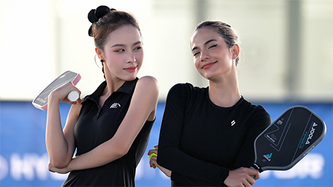  Thần thái vạn người mê của Á hậu Ngọc Hằng khi chơi môn thể thao hot trend