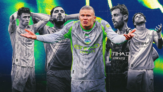 Ngoài Haaland, không cầu thủ nào của Man City ghi quá 1 bàn
