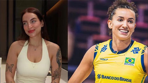  Huyền thoại bóng chuyền nữ Brazil công khai người yêu đồng giới, nhan sắc cực phẩm