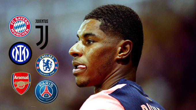 Có 6 CLB mà Rashford có thể gia nhập
