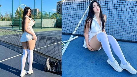  Mỹ nhân Hàn Quốc Sae Beyok khoe thân hình nóng bỏng với môn thể thao quý tộc