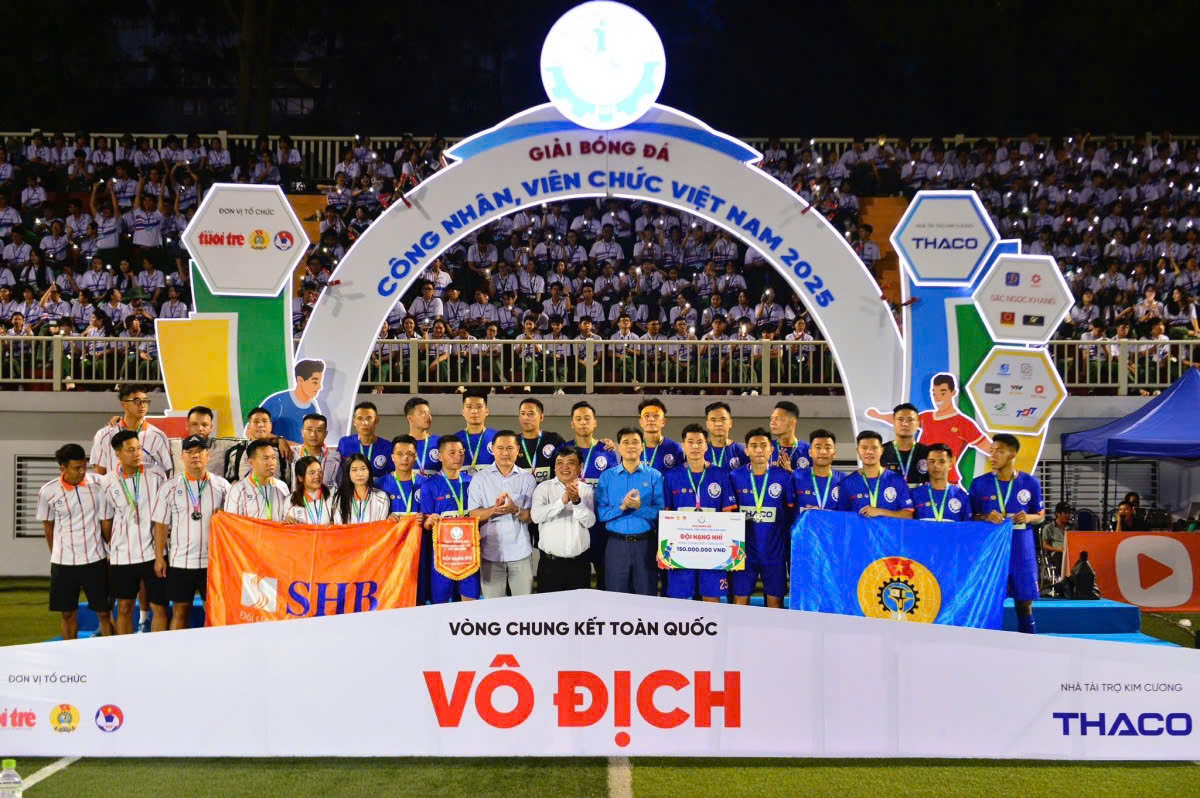 Công đoàn Ngân hàng Việt Nam nhận danh hiệu Á quân